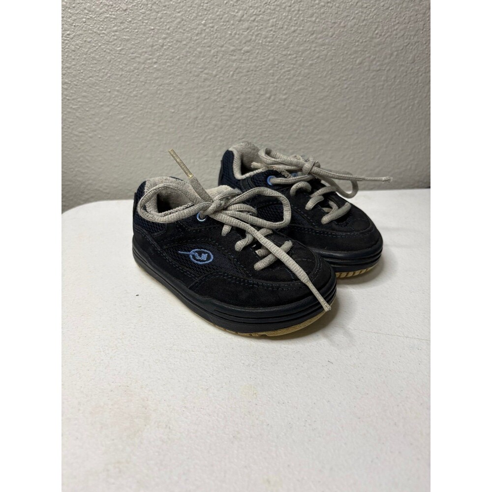 Vans Toddler Sneakers Size 6 Black Lace-Up GUC